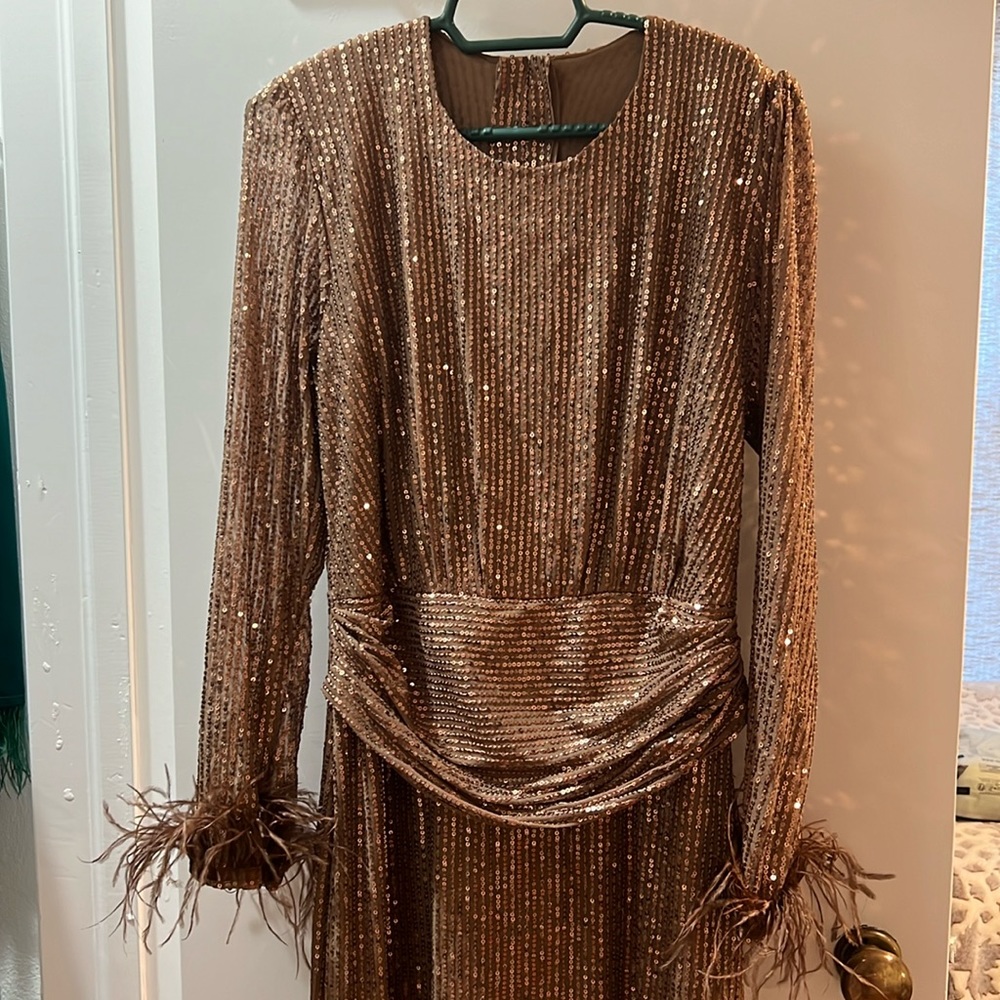 Turkish long sleeve maxi dress